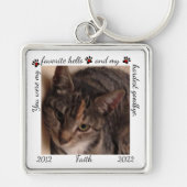 Hardest Goodbye Pet Memorial Sleutelhanger (Voorkant)