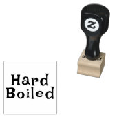 hardgekookte eierstempel rubberstempel (Gestempeld)
