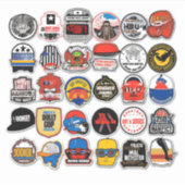 HardHat stickers, HardHat stickers, stickers, Amer Sticker (Voorkant)