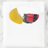 HardHatDynamite052714.png Ovale Sticker (Tas)