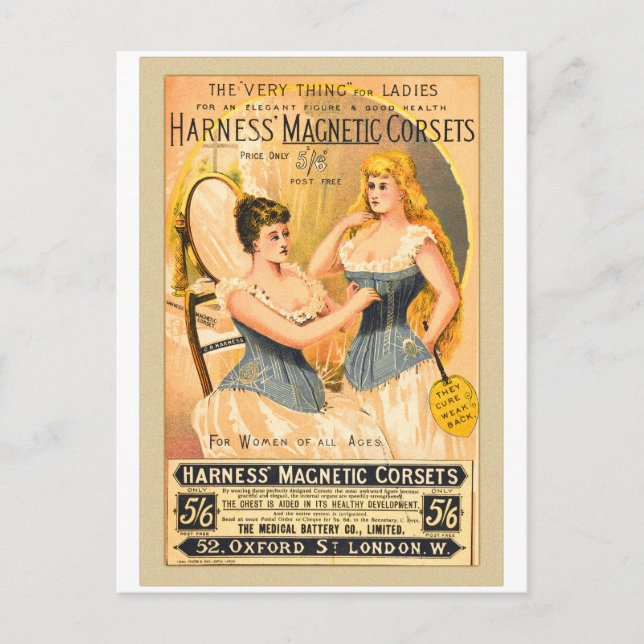  hardheid Magnetische corsets Briefkaart (Voorkant)