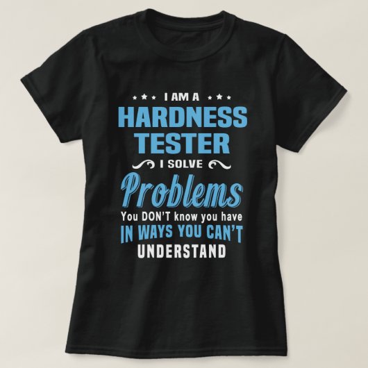 hardheidsmeter t-shirt (Design voorkant)