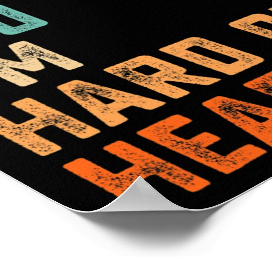  hardhorend ASL gebarentaal doof weg Poster (Hoek)