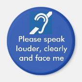 Hardhorende magneet (Voorkant)