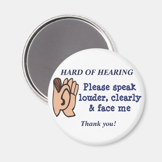 Hardhorende magneet (Voorkant / Achterkant)