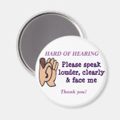 Hardhorende magneet (Voorkant / Achterkant)