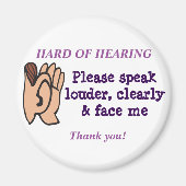 Hardhorende magneet (Voorkant)