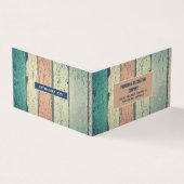 Hardhout ontwerp, schilder & decorator foto visitekaartje (Buitenkant)