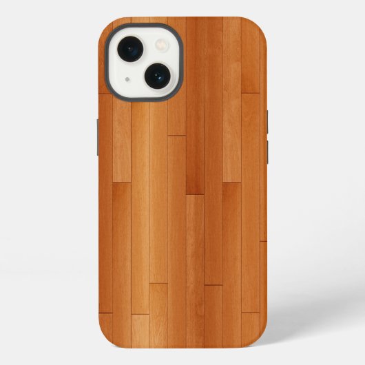 Hardhouten vloer iPhone hoesje (Achterkant)