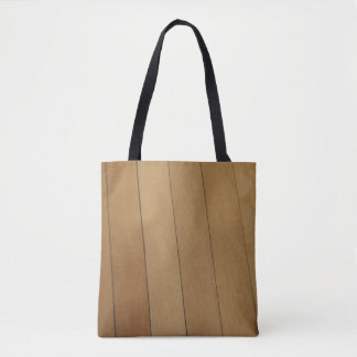 hardhouten vloerbedekking tote bag