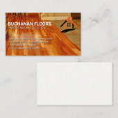 Hardhouten vloeren en Tegels | hoofdaannemer Visitekaartje (Voorkant / Achterkant)