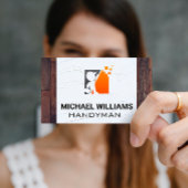 Hardhouten vloeren | Spackle | Handyman Logo Visitekaartje