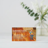 hardhouten vloeren | Tegeltjes | hoofdaannemer Visitekaartje (Staand voorkant)