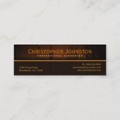 Hardhouten vloeren Vloeren Houten Kaart Sjabloon Mini Visitekaartje (Achterkant)