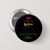 Hardin Scott - Multi-Color Ronde Button 5,7 Cm (Voorkant /achterkant)