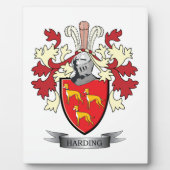 Harding gezinskustlaag van wapens fotoplaat (Voorkant)