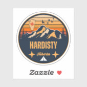 Hardisty, Alberta Sticker (Vel)