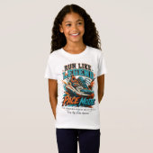 Hardloop Als Legendarische Snelheid Modus Retro Lo T-shirt (Voorkant volledig)