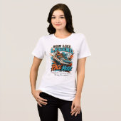 Hardloop Als Legendarische Snelheid Modus Retro Lo Tri-Blend Shirt (Voorkant volledig)
