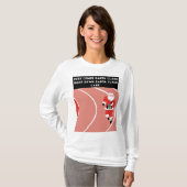 Hardloop Atletiek Kerst T-Shirt (Voorkant volledig)