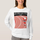 Hardloop Atletiek Kerst T-Shirt (Voorkant)