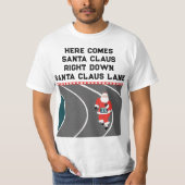 Hardloop Atletiek Kerst T-Shirt (Voorkant)