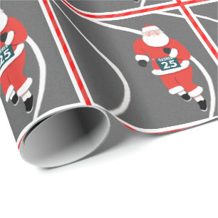 Hardloop Atletiek Kerstcadeau Cadeaupapier