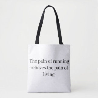 Hardloop inspiratie Tote Tas