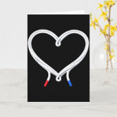 Hardloop Love Hart Veters Valentijnsdag Hardloper Kaart (Gele Bloem)