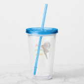 Hardloop Sasquatch Avontuur Geloof Ontwerp Acryl Drinkbeker (Achterkant)