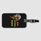 Hardloop Sasquatch Avontuur Geloof Ontwerp Bagagelabel (Voorkant (horizontaal))