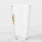 Hardloop Sasquatch Avontuur Geloof Ontwerp Glas (Links)