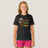 Hardloop Sasquatch Avontuur Geloof Ontwerp T-shirt (Voorkant volledig)