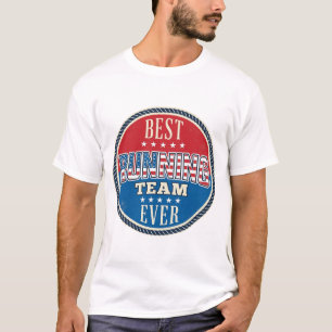 Hardloop Team Patriottisch Vintage Badge Ontwerp_1 T-shirt