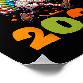 Hardloop Turkey Trot Thanksgiving 2025 Voor Jongen Poster (Hoek)