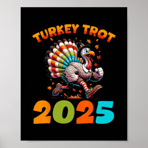 Hardloop Turkey Trot Thanksgiving 2025 Voor Jongen Poster