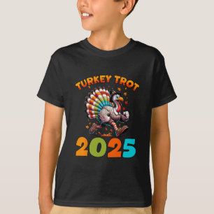 Hardloop Turkey Trot Thanksgiving 2025 Voor Jongen T-shirt