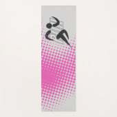 HARDLOOP Workout /Atletische Fitness Oefening Yogamat (Voorkant)