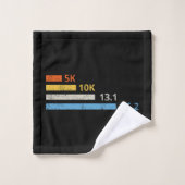 Hardloopafstanden I - 5K 10K 13.1 26.2 Marathoner Bad Handdoek (Wasdoekje)