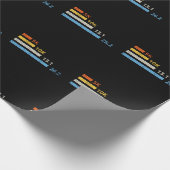 Hardloopafstanden I - 5K 10K 13.1 26.2 Marathoner Cadeaupapier (Hoek)