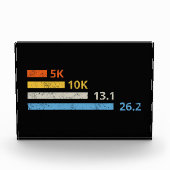 Hardloopafstanden I - 5K 10K 13.1 26.2 Marathoner Fotoblokken (Voorkant)