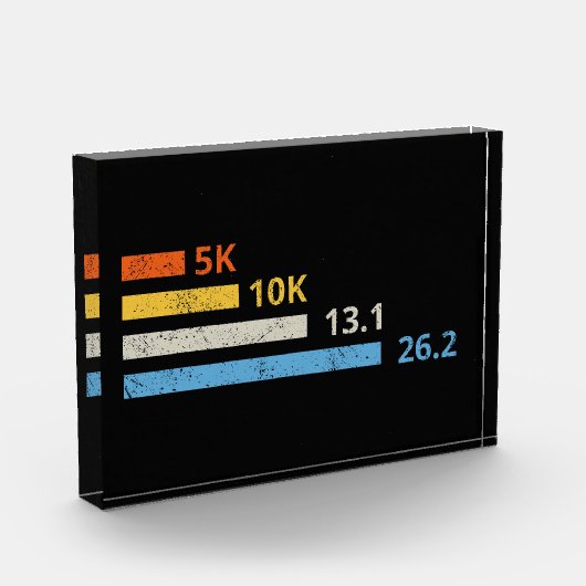 Hardloopafstanden I - 5K 10K 13.1 26.2 Marathoner Fotoblokken (Links)