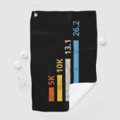 Hardloopafstanden I - 5K 10K 13.1 26.2 Marathoner Golfhanddoek (Insitu)