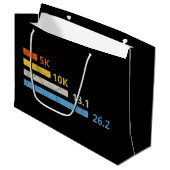 Hardloopafstanden I - 5K 10K 13.1 26.2 Marathoner Groot Cadeauzakje (Voorkant Gekanteld)