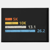 Hardloopafstanden I - 5K 10K 13.1 26.2 Marathoner Magneet (Voorkant)