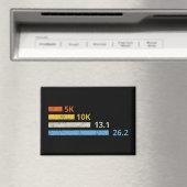 Hardloopafstanden I - 5K 10K 13.1 26.2 Marathoner Magneet (Insitu (Vaatwasser))