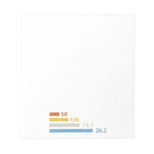Hardloopafstanden I - 5K 10K 13.1 26.2 Marathoner Notitieblok (Voorkant)