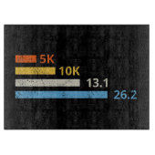 Hardloopafstanden I - 5K 10K 13.1 26.2 Marathoner Snijplank (Voorkant)