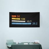 Hardloopafstanden I - 5K 10K 13.1 26.2 Marathoner Spandoek (Beurs)