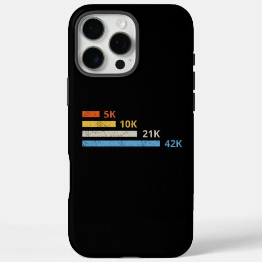 Hardloopafstanden II - 5K 10K 21K 42K Marathoner Case-Mate iPhone Case (Achterkant)
